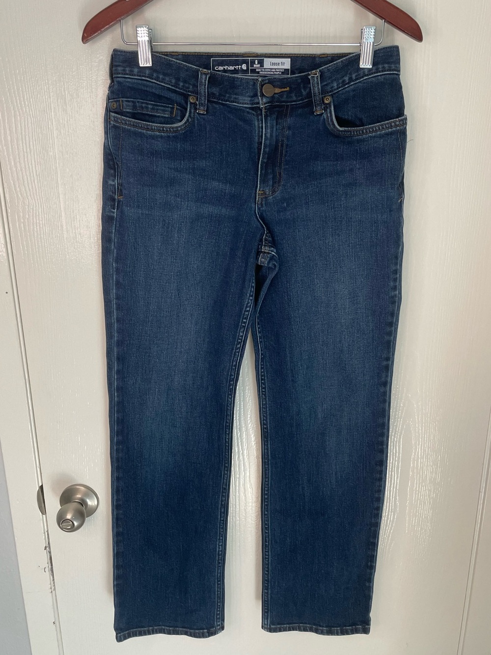 Carhartt Rugged Flex Women’s Straight Leg Jeans Size 6 Short 30x27